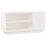 Mueble de TV madera maciza de pino blanco 80x35x40,5 cm de vidaXL, Muebles TV - Ref: Foro24-814405, Precio: 54,49 €, Descuent...