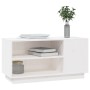 Mueble de TV madera maciza de pino blanco 80x35x40,5 cm de vidaXL, Muebles TV - Ref: Foro24-814405, Precio: 54,49 €, Descuent...