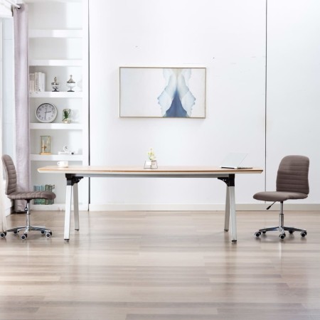 Sillas de comedor 2 unidades tela gris taupé en Sillas de comedor | Comprar online en Foru.es