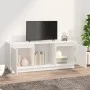 Mueble para TV de madera maciza de pino blanco 110,5x35x44 cm de vidaXL, Muebles TV - Ref: Foro24-814340, Precio: 82,58 €, De...