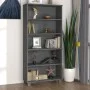 Aparador HAMAR madera de pino maciza gris oscuro de vidaXL, Aparadores - Ref: Foro24-3100940, Precio: 133,46 €, Descuento: %