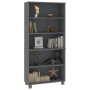 Aparador HAMAR madera de pino maciza gris oscuro de vidaXL, Aparadores - Ref: Foro24-3100940, Precio: 135,19 €, Descuento: %
