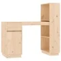 Escritorio de madera maciza de pino 110x53x117 cm de vidaXL, Escritorios - Ref: Foro24-814509, Precio: 153,66 €, Descuento: %