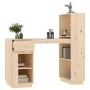 Escritorio de madera maciza de pino 110x53x117 cm de vidaXL, Escritorios - Ref: Foro24-814509, Precio: 153,66 €, Descuento: %