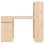 Escritorio de madera maciza de pino 110x53x117 cm de vidaXL, Escritorios - Ref: Foro24-814509, Precio: 153,66 €, Descuento: %