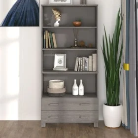 HAMAR sideboard in light gray solid pine wood by vidaXL, Sideboards - Ref: Foro24-3100937, Price: 174,19 €, Discount: %
