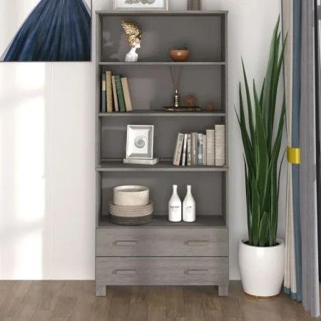 Aparador HAMAR madera de pino maciza gris claro de vidaXL, Aparadores - Ref: Foro24-3100937, Precio: 174,19 €, Descuento: %