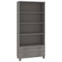 Aparador HAMAR madera de pino maciza gris claro de vidaXL, Aparadores - Ref: Foro24-3100937, Precio: 176,59 €, Descuento: %