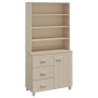 Aparador HAMAR madera de pino maciza marrón miel de vidaXL, Aparadores - Ref: Foro24-3100922, Precio: 242,68 €, Descuento: %