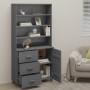 Aparador HAMAR madera de pino maciza gris oscuro de vidaXL, Aparadores - Ref: Foro24-3100924, Precio: 259,34 €, Descuento: %