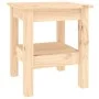 Mesa de centro de madera maciza de pino 35x35x40 cm de vidaXL, Mesas de centro - Ref: Foro24-814259, Precio: 37,95 €, Descuen...