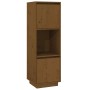 Aparador alto de madera maciza de pino marrón miel 38x35x117 cm de vidaXL, Aparadores - Ref: Foro24-814362, Precio: 61,83 €, ...
