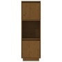 Aparador alto de madera maciza de pino marrón miel 38x35x117 cm de vidaXL, Aparadores - Ref: Foro24-814362, Precio: 61,83 €, ...