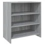 Aparador de madera de ingeniería gris Sonoma 70x40,5x75 cm de vidaXL, Aparadores - Ref: Foro24-813009, Precio: 52,86 €, Descu...