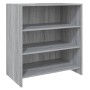 Aparador de madera de ingeniería gris Sonoma 70x40,5x75 cm de vidaXL, Aparadores - Ref: Foro24-813009, Precio: 50,22 €, Descu...
