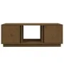 Solid pine wood honey brown coffee table 110x50x40 cm by vidaXL, Coffee table - Ref: Foro24-814427, Price: 88,21 €, Discount: %