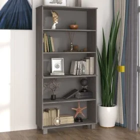 HAMAR Sideboard aus hellgrauem massivem Kiefernholz von vidaXL, Sideboards - Ref: Foro24-3100941, Preis: 158,73 €, Rabatt: %