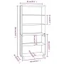 HAMAR Sideboard aus hellgrauem massivem Kiefernholz von vidaXL, Sideboards - Ref: Foro24-3100941, Preis: 158,73 €, Rabatt: %