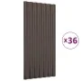 Dachpaneele 36 Stk. braun beschichteter Stahl 80x36 cm von vidaXL, Dachziegel und Dachziegel - Ref: Foro24-319140, Preis: 114...