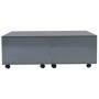 Mesa de centro gris brillo 100x100x35 cm en Mesas de centro | Comprar online en Foru.es