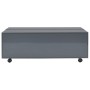 Mesa de centro gris brillo 100x100x35 cm en Mesas de centro | Comprar online en Foru.es