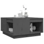 Mesa de centro de madera maciza de pino gris 60x61x32,5 cm de vidaXL, Mesas de centro - Ref: Foro24-814531, Precio: 82,16 €, ...