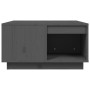 Mesa de centro de madera maciza de pino gris 60x61x32,5 cm de vidaXL, Mesas de centro - Ref: Foro24-814531, Precio: 83,49 €, ...