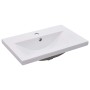 Mueble con lavabo madera de ingeniería blanco de vidaXL, Tocadores de baño - Ref: Foro24-3099041, Precio: 174,03 €, Descuento: %