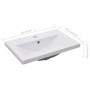 Mueble con lavabo madera de ingeniería blanco de vidaXL, Tocadores de baño - Ref: Foro24-3099041, Precio: 174,03 €, Descuento: %