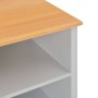 Mueble para el televisor gris 95x39x58 cm en Muebles TV | Comprar online en Foru.es