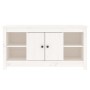 Mueble para TV de madera maciza de pino blanco 103x36,5x52 cm de vidaXL, Muebles TV - Ref: Foro24-814575, Precio: 95,71 €, De...