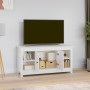 Mueble para TV de madera maciza de pino blanco 103x36,5x52 cm de vidaXL, Muebles TV - Ref: Foro24-814575, Precio: 95,71 €, De...