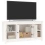 Mueble para TV de madera maciza de pino blanco 103x36,5x52 cm de vidaXL, Muebles TV - Ref: Foro24-814575, Precio: 95,71 €, De...