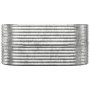 Jardinera arriate acero recubrimiento polvo plata 152x80x68 cm de vidaXL, Maceteros y jardineras - Ref: Foro24-318952, Precio...