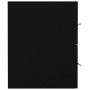 Mueble con lavabo de aglomerado negro de vidaXL, Tocadores de baño - Ref: Foro24-3099051, Precio: 200,92 €, Descuento: %