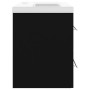 Mueble con lavabo de aglomerado negro de vidaXL, Tocadores de baño - Ref: Foro24-3099051, Precio: 200,92 €, Descuento: %