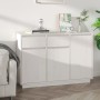Aparador de madera maciza de pino blanco 110x34x75 cm de vidaXL, Aparadores - Ref: Foro24-814330, Precio: 155,85 €, Descuento: %