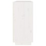 Aparador de madera maciza de pino blanco 110x34x75 cm de vidaXL, Aparadores - Ref: Foro24-814330, Precio: 155,85 €, Descuento: %