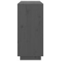 Aparador de madera maciza de pino gris 111x34x75 cm de vidaXL, Aparadores - Ref: Foro24-814311, Precio: 160,70 €, Descuento: %