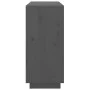 Aparador de madera maciza de pino gris 111x34x75 cm de vidaXL, Aparadores - Ref: Foro24-814311, Precio: 158,69 €, Descuento: %