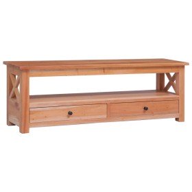 Mueble para TV de madera maciza de caoba 120x30x40 cm en Muebles TV | Comprar online en Foru.es