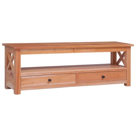 Mueble para TV de madera maciza de caoba 120x30x40 cm en Muebles TV | Comprar online en Foru.es