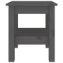 Mesa de centro de madera maciza de pino gris 35x35x40 cm de vidaXL, Mesas de centro - Ref: Foro24-814261, Precio: 37,66 €, De...