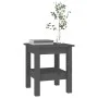 Solid gray pine wood coffee table 35x35x40 cm by vidaXL, Coffee table - Ref: Foro24-814261, Price: 37,23 €, Discount: %