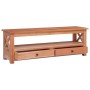 Mueble para TV de madera maciza de caoba 120x30x40 cm en Muebles TV | Comprar online en Foru.es