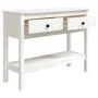 Mesa consola de madera maciza de pino blanco 100x35x75 cm de vidaXL, Mesas auxiliares - Ref: Foro24-814625, Precio: 111,31 €,...