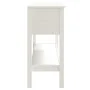 Mesa consola de madera maciza de pino blanco 100x35x75 cm de vidaXL, Mesas auxiliares - Ref: Foro24-814625, Precio: 111,31 €,...