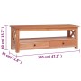 Mueble para TV de madera maciza de caoba 120x30x40 cm en Muebles TV | Comprar online en Foru.es