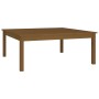 Mesa de centro madera maciza de pino marrón miel 100x100x40 cm de vidaXL, Mesas de centro - Ref: Foro24-814292, Precio: 91,58...