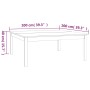 Mesa de centro madera maciza de pino marrón miel 100x100x40 cm de vidaXL, Mesas de centro - Ref: Foro24-814292, Precio: 91,58...
